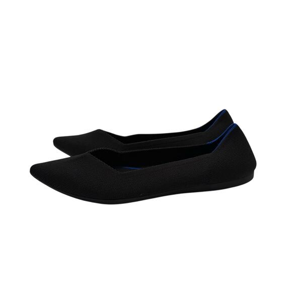 Rothy’s‎ The Point Black Solid Flat Slip On Shoes Size 10 - Picture 5 of 7
